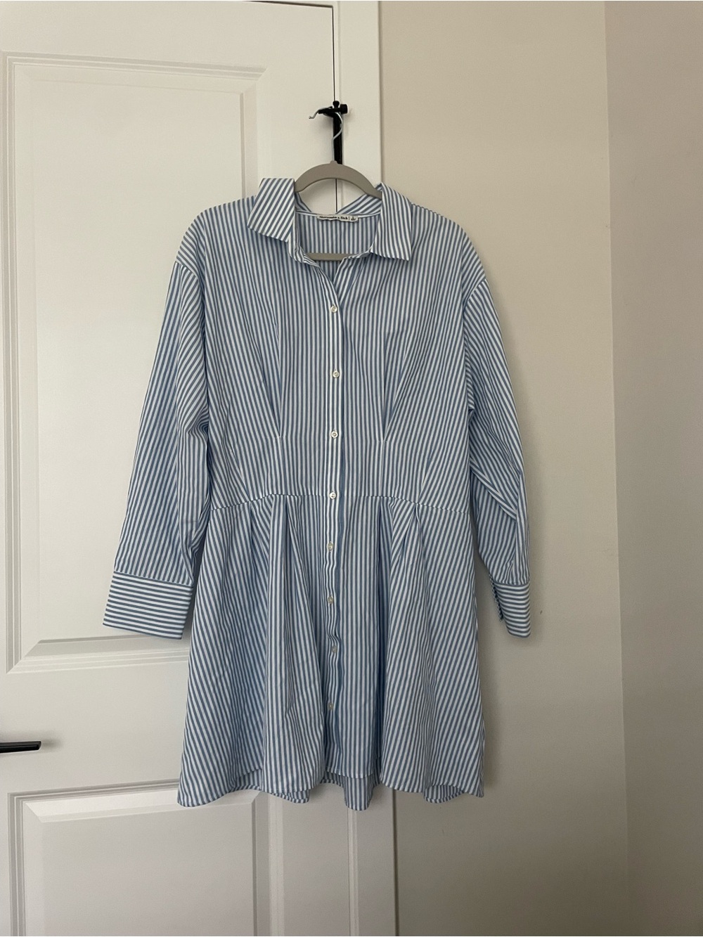 Abecrombie striped shirt mini dress
